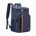 Oxford Cloth Insulated Backpack – Foldable Thermal Shoulder Bag for Lunch & Delivery