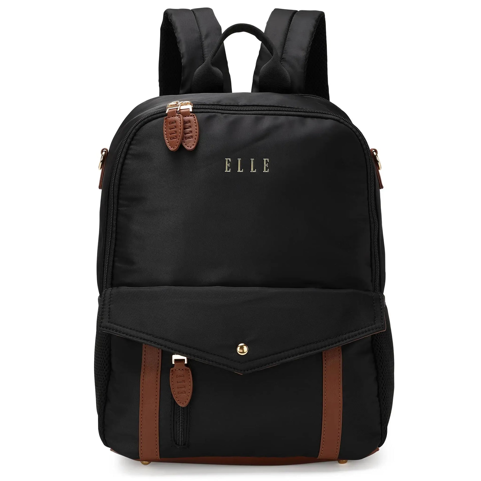 Luxe Journey 18L Twill and Vegan Leather Backpack – Vorcaron Bags