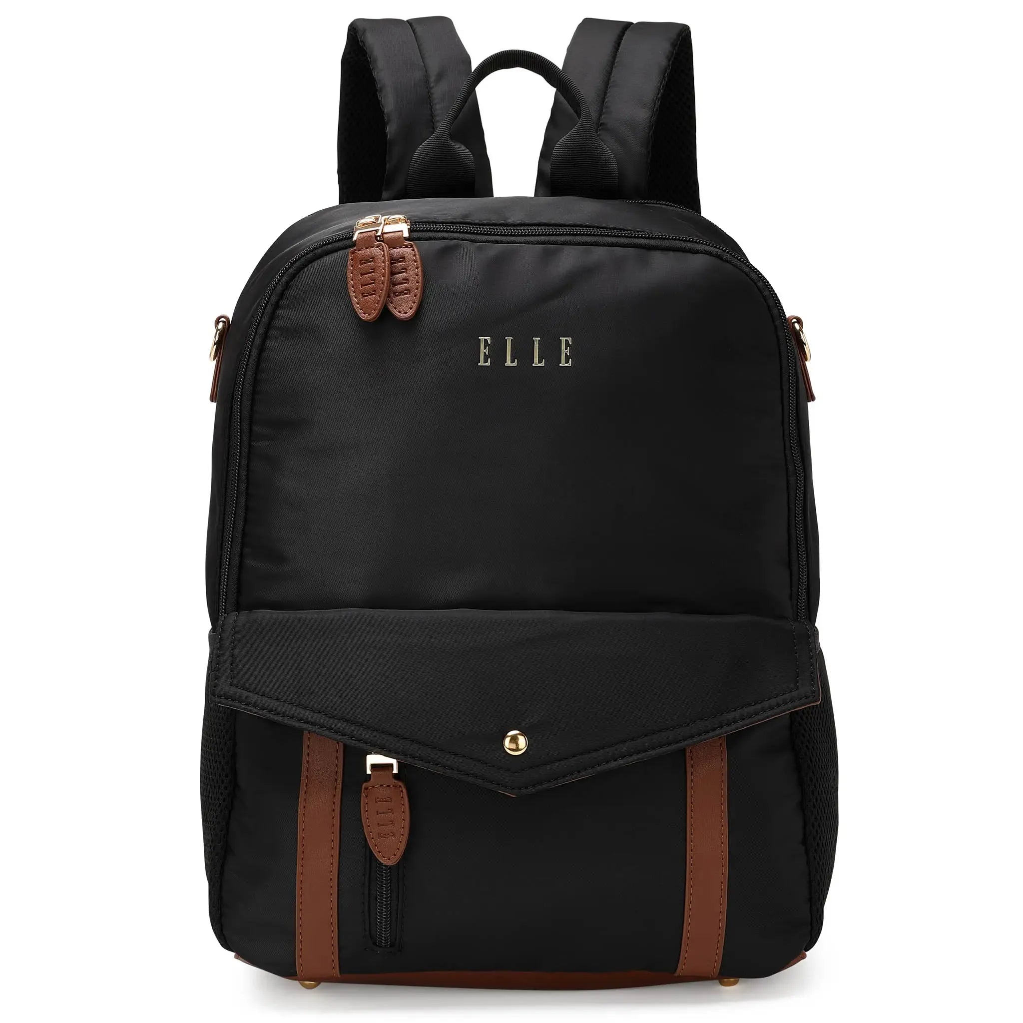 Luxe Journey 18L Twill and Vegan Leather Backpack – Vorcaron Bags