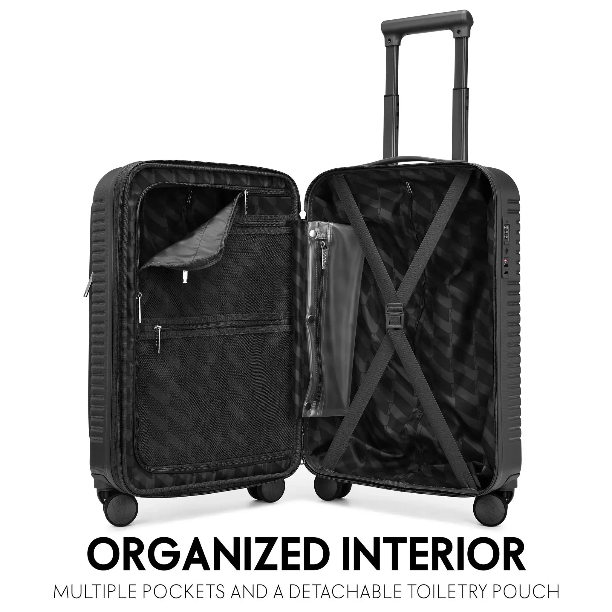 Roamer Escape Expandable 4 Piece Luggage Set